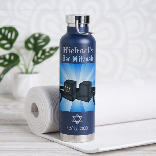 Frohe Bar Mitzwah 20XX Tefillin Mazel Tov! Trinkflasche