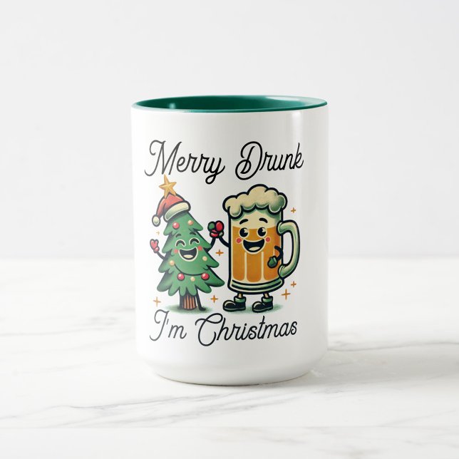 Frohe Betrunkene Weihnachten Tasse (Von Creator hochgeladen)
