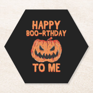 Frohe Boo-rthday Geburtstag Mir Gruselig Halloween Untersetzer