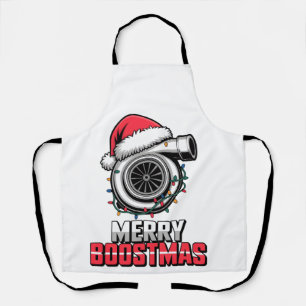 Frohe Boostmas Boost Liebhaber Santa Turbo Weihnac Schürze
