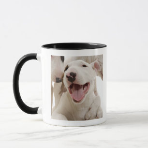Frohe Bullterrier Tasse