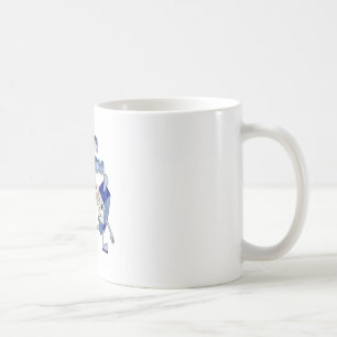Frohe Chanukka tanzende Dreidels Berliner Kaffeetasse
