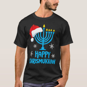 Frohe Chrismukkah 2022 Glückliches Chanukka Weihna T-Shirt