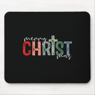 Frohe Christ Mas christlicher Gott passendes Weihn Mousepad