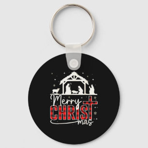 Frohe Christ Mas Jesus Weihnachten Familie Jesus G Schlüsselanhänger