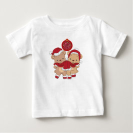 : Frohe Christmas Baby Fine Jersey T - Shirt