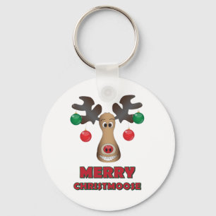 Frohe Christmoose! Schlüsselanhänger