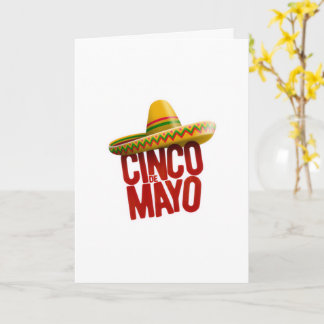 Frohe Cinco De Mayo Grußkarte Karte