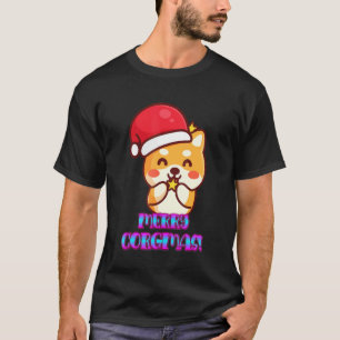 Frohe Corgmas Corgi Hund Sarkastisch Frech T-Shirt