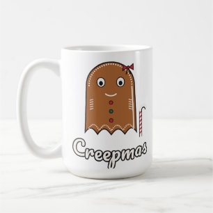 Frohe Creepmas Ingwerbrot-Geist Kaffeetasse