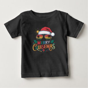 Frohe Cruisemas 2024 Weihnachten Santa Rentier Baby T-shirt