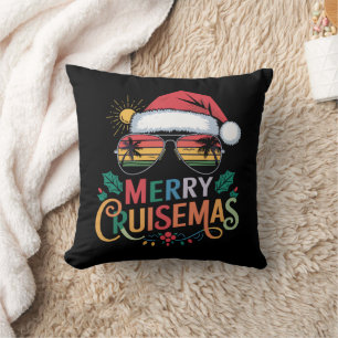 Frohe Cruisemas 2024 Weihnachten Santa Rentier  Kissen