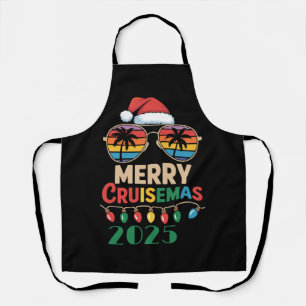 Frohe Cruisemas 2025 Personalisierte Xmas Kreuzfah Schürze