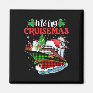 Frohe Cruisemas Familienkreuzfahrt Weihnachtsspaß Magnet