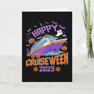 Frohe Cruiseween 2025 - Kreuzfahrt Urlaub Hallowee Karte
