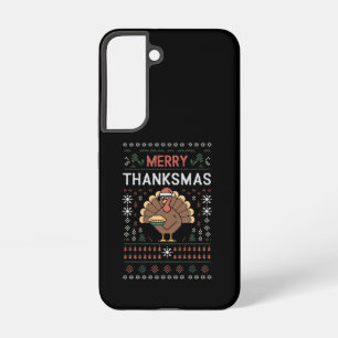 Frohe Dankmas Weihnachten Erntedankfest Pute Samsung Galaxy Hülle