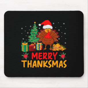 Frohe Dankweihnachten Weihnachten Erntedankfest Pu Mousepad