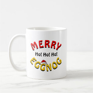 Frohe Eggnog-Feiertage – Weihnachts-Wortwitz Kaffeetasse