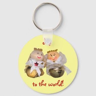 Frohe Engel Schlüsselanhänger