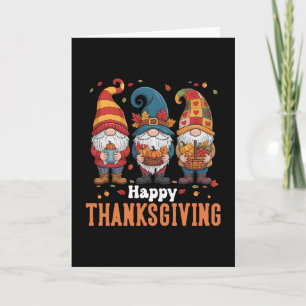 Frohe Erntedank Gnome Kürbis Geschenke Herbst Tha Karte