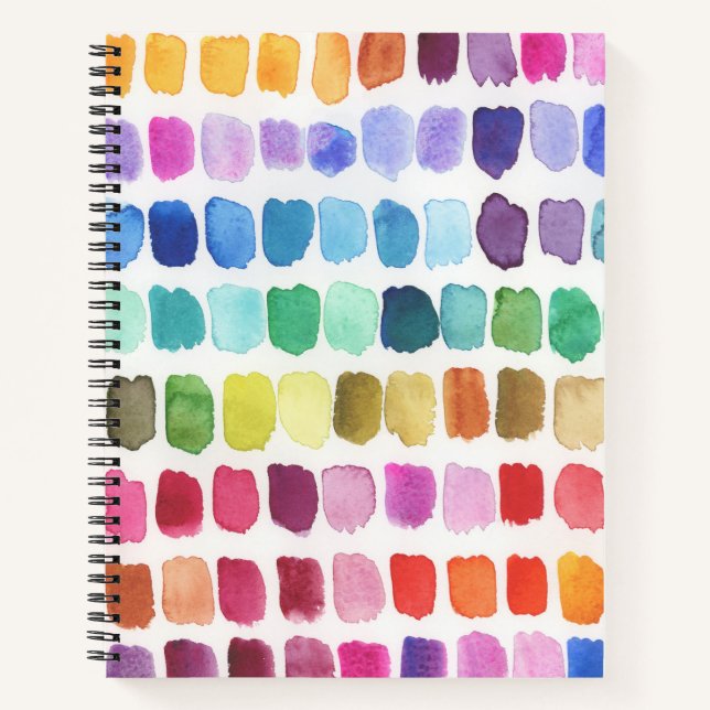 Frohe Farbpalette - Sommer Notizbuch (Vorderseite)