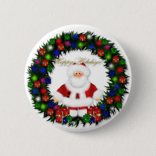 Frohe Feiertage Button