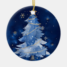 Frohe Feiertage Elegante Navy-Gold-Weihnachten