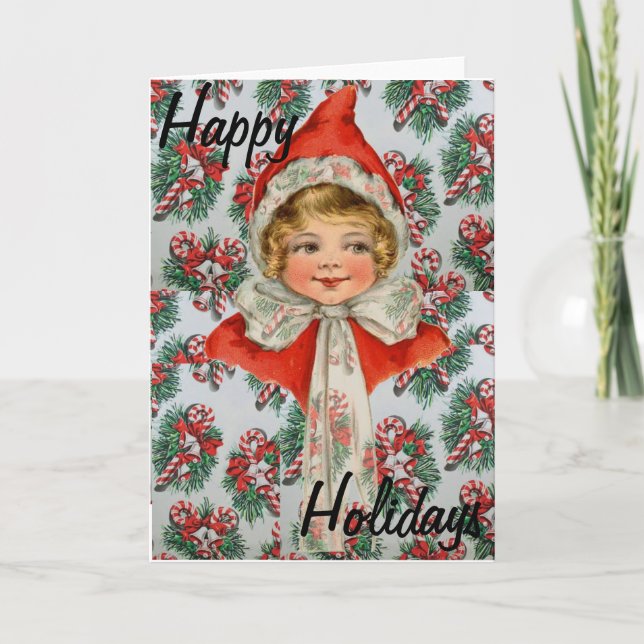 Frohe Feiertage Feiertagskarte (Vorderseite)