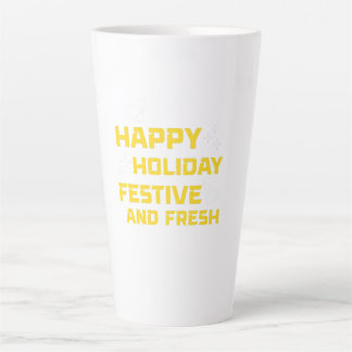 Frohe Feiertage, Festlich und Frisch Milchtasse