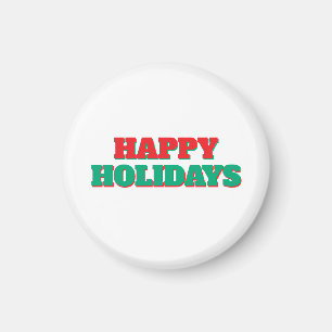 Frohe Feiertage Fröhliche Weihnachten Weihnachtsze Magnet