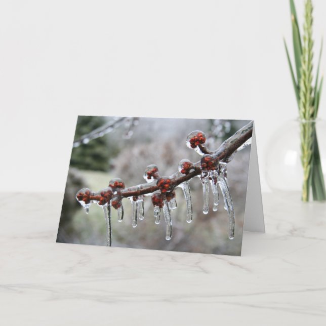 Frohe Feiertage Karte (Vorderseite)