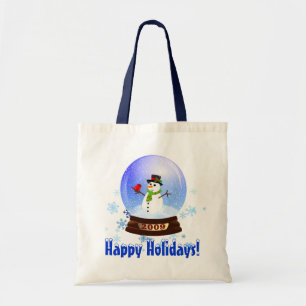Frohe Feiertage - Snowglobe Geschenk-Tasche 2009 Tragetasche