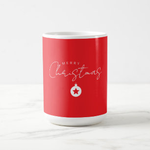 Frohe Feiertage Weihnachten Neujahr Saison Rot Kaffeetasse