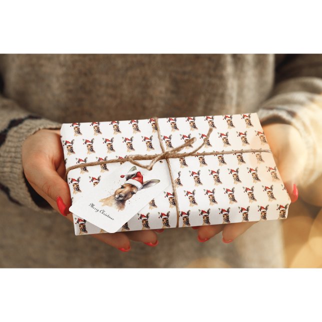 Frohe Feiertage, Weihnachtskänguru  Geschenkpapier (Von Creator hochgeladen)