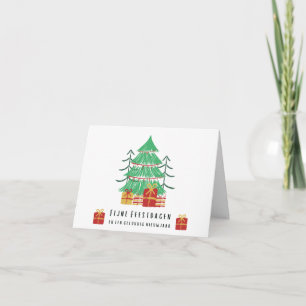 Frohe Feiertage (Weihnachtskarte) Niederländische  Karte