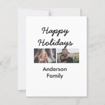 Frohe Ferien Vater Sohn der Familie Weihnachten Fo