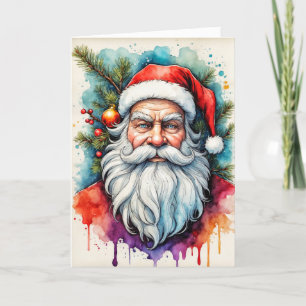Frohe Festtage aus dem Weihnachtsmann Feiertagskarte