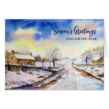 Frohe Festtage aus unserer neuen Zuhause Wintery L