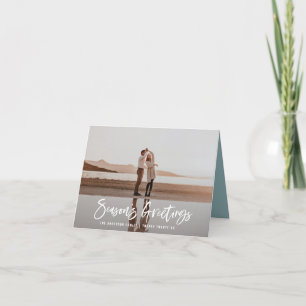 Frohe Festtage Moderne, minimale Weihnachten im Fo