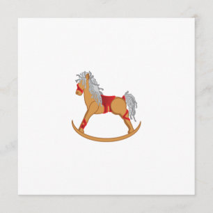 Frohe Festtage: Rocking Horse Einladungen