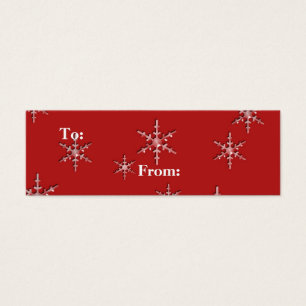 Frohe Festtage Schneeflocken