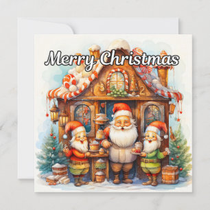 Frohe Festtage von, Santa's Workshop Feiertagskarte
