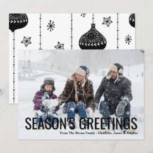 Frohe Festtage Weihnachts-Foto Karte