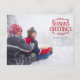 Frohe Festtage Weihnachts-Foto Postkarte (Vorderseite)