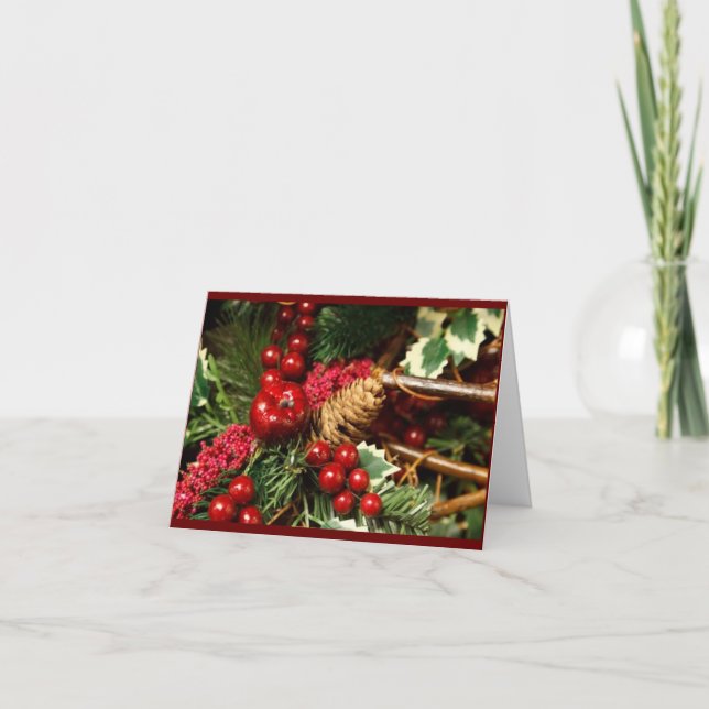 FROHE FESTTAGE ZU EUCH! KARTE (Vorderseite)