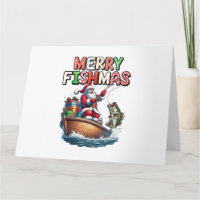 Frohe Fisch-Weihnachten Santa Angler Liebhaber Lus