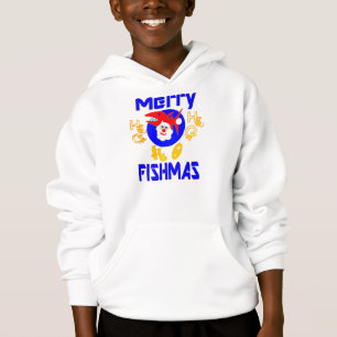 ♥ frohe FischeMas-Kids's Unglaublich witzig SantaF Hoodie