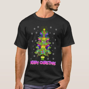 Frohe Fischmas Tannenbaum Fische Angler 2 T-Shirt