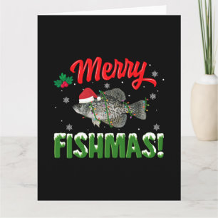 Frohe Fishmas Weihnachtsfisch Liebhaber Karte