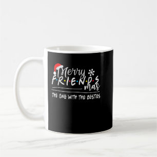 Frohe Freunde, die mit den Bestien Christma Kaffeetasse